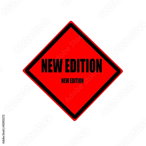 Free Download New edition black stamp text on red background - GFXLoad
