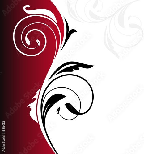 Illustration floral background