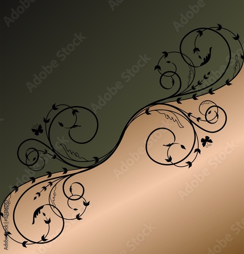 Illustration floral background