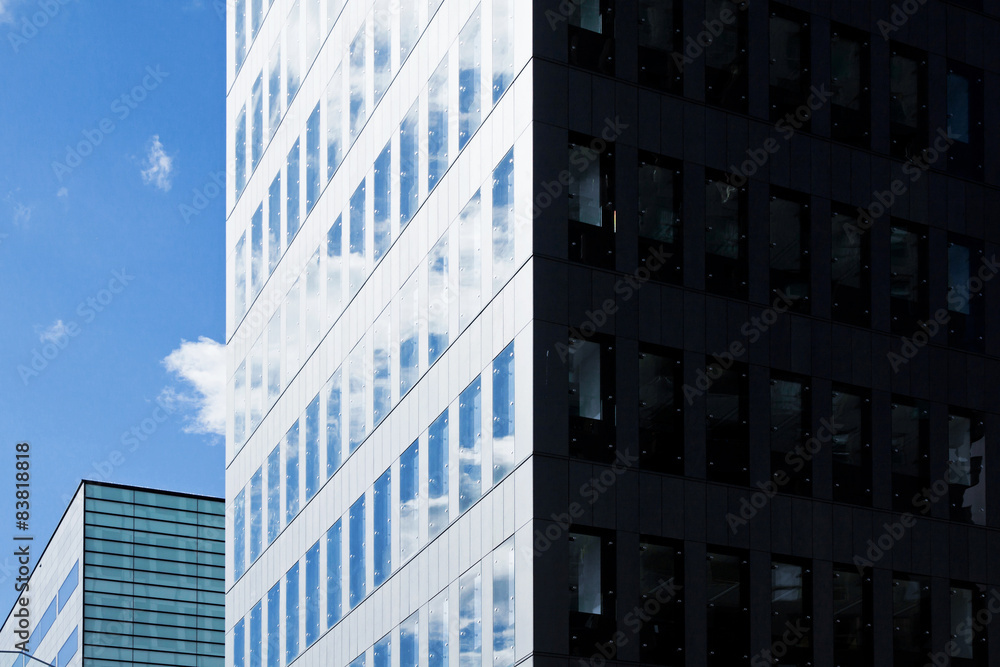 Fototapeta premium Modern financial office building