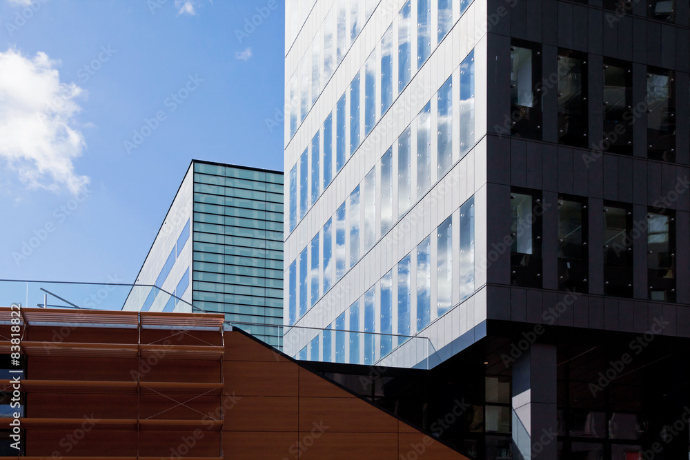 Modern financial office building Modern financial office building