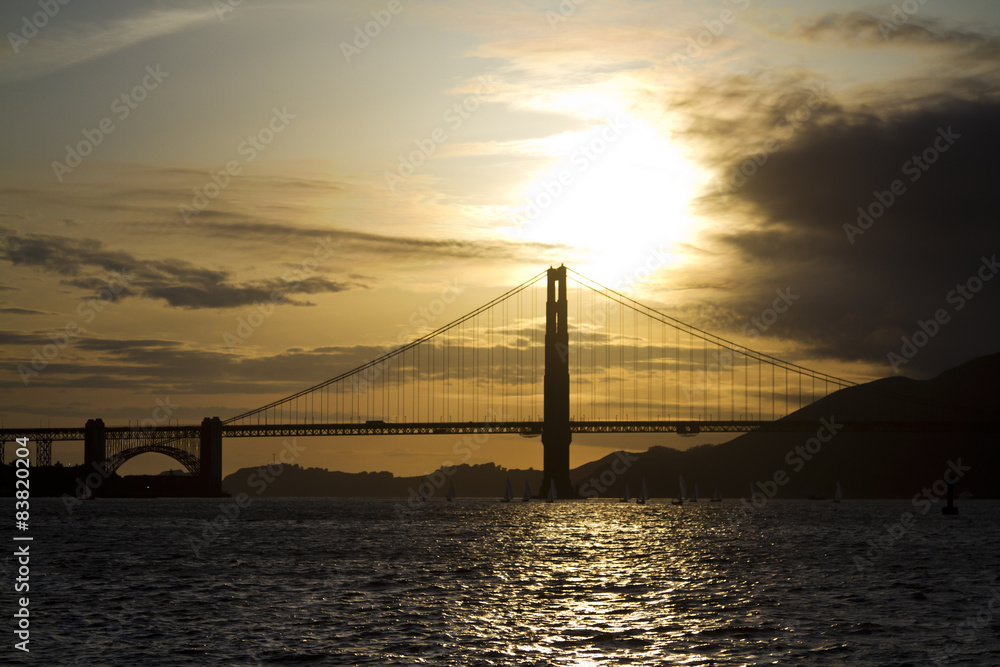 Obraz premium Golden Gate Bridge in San Francisco