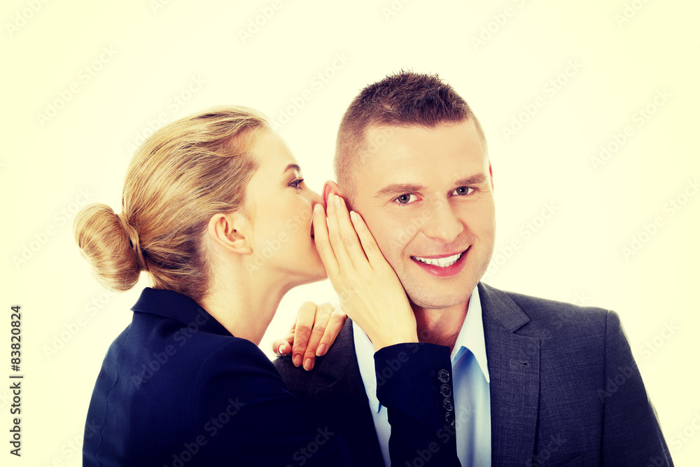 Woman share a secret Woman share a secret