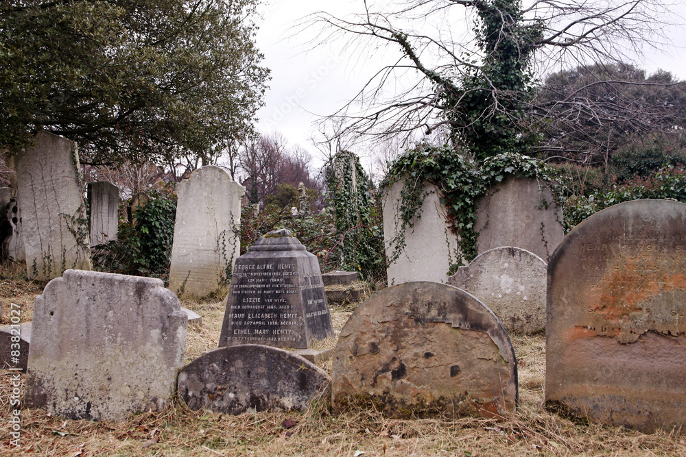 historische englische grabsteine StockFoto Adobe Stock