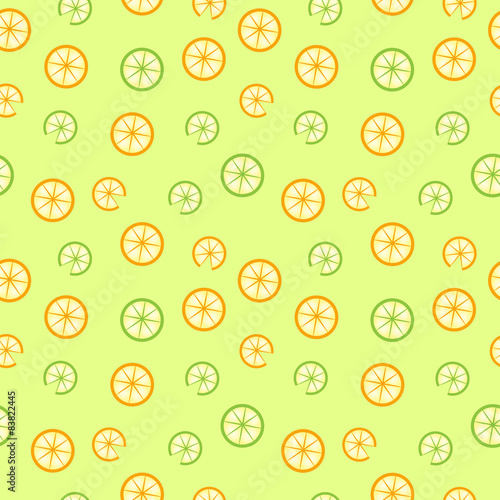 Citrus seamless texture vector background
