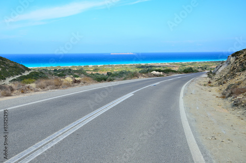 Rhodes Island - road