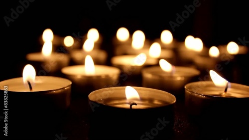 Wallpaper Mural Tea Light Candles: / blurred Torontodigital.ca