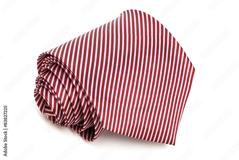 folded red tie folded red tie