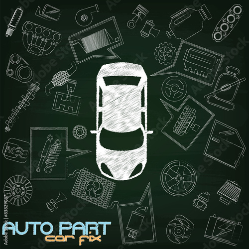 auto part chalk