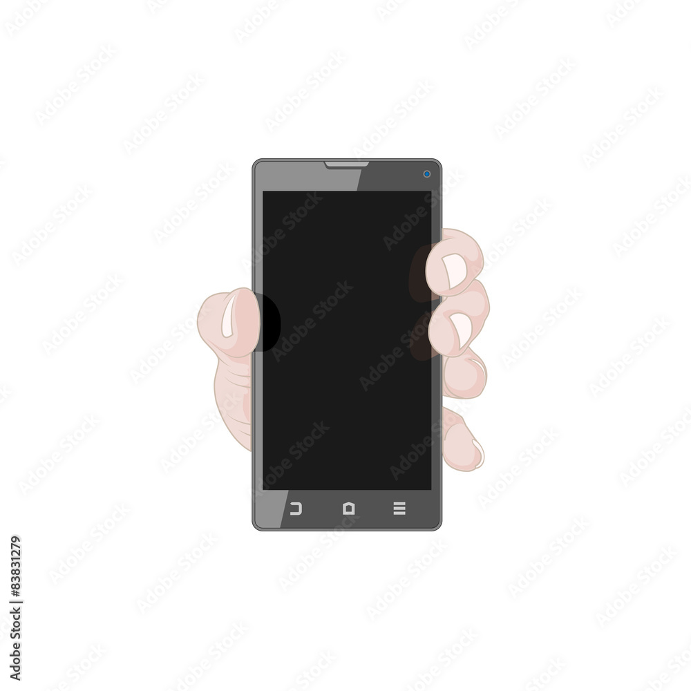 Hand with Smart Phone Hand with Smart Phone