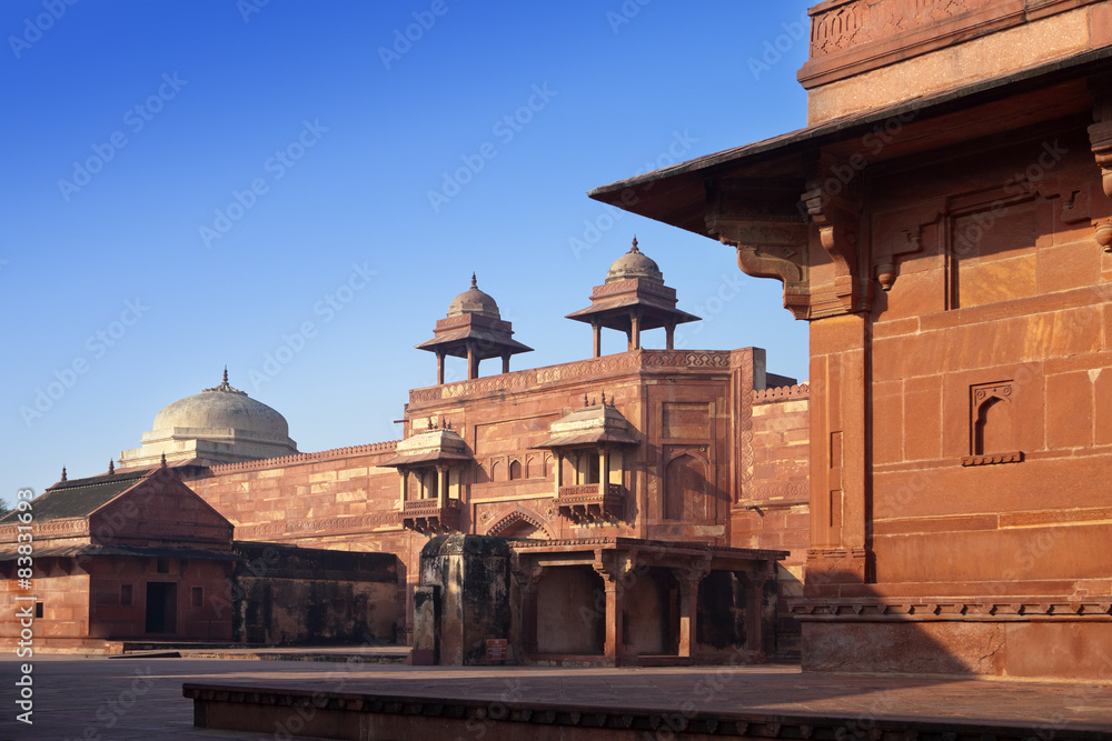 India. The thrown city of Fatehpur Sikri...