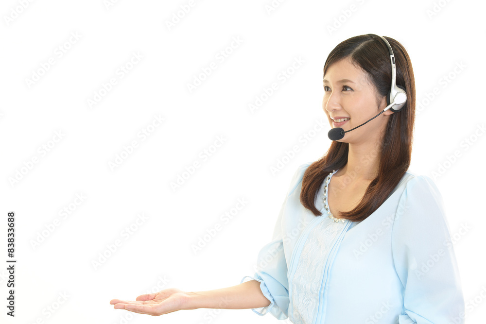 笑顔のオペレーター 笑顔のオペレーター