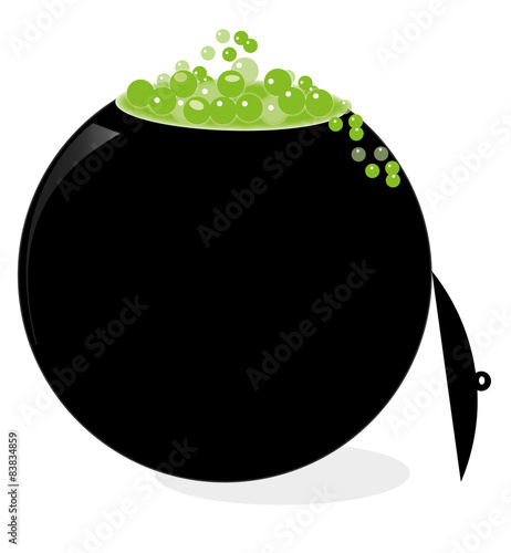 Marmite Illustration Vecteur de Chaudron de sorcière