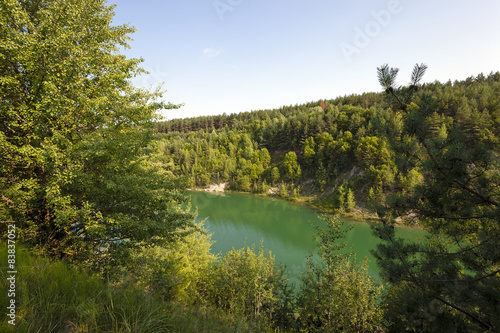 Fototapeta Naklejka Na Ścianę i Meble -  artificial lake Belarus  
