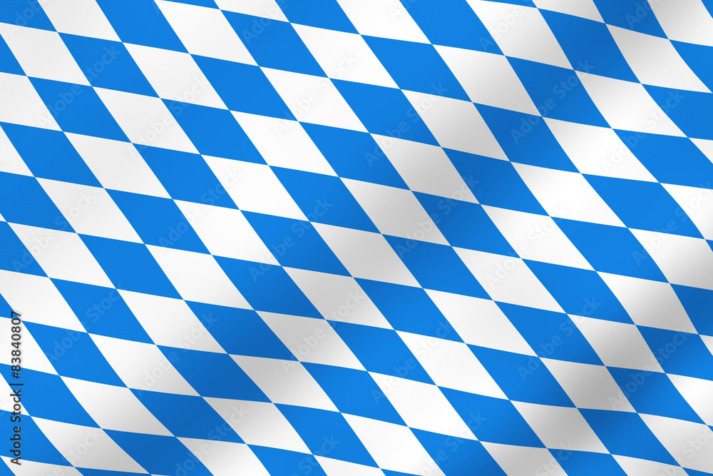 bayerische Flagge Bayern Stock Illustration