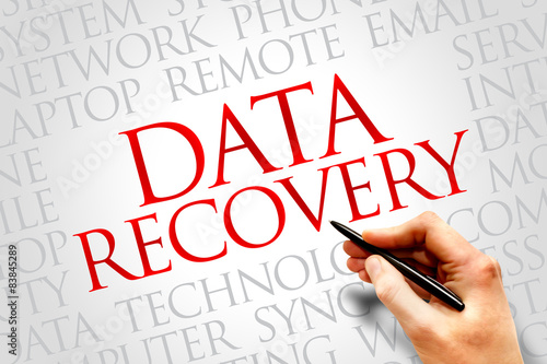 Data Recovery word cloud concept