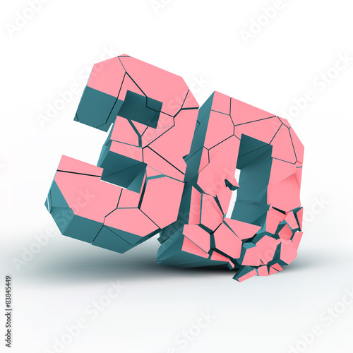 3D. Vector illustration.