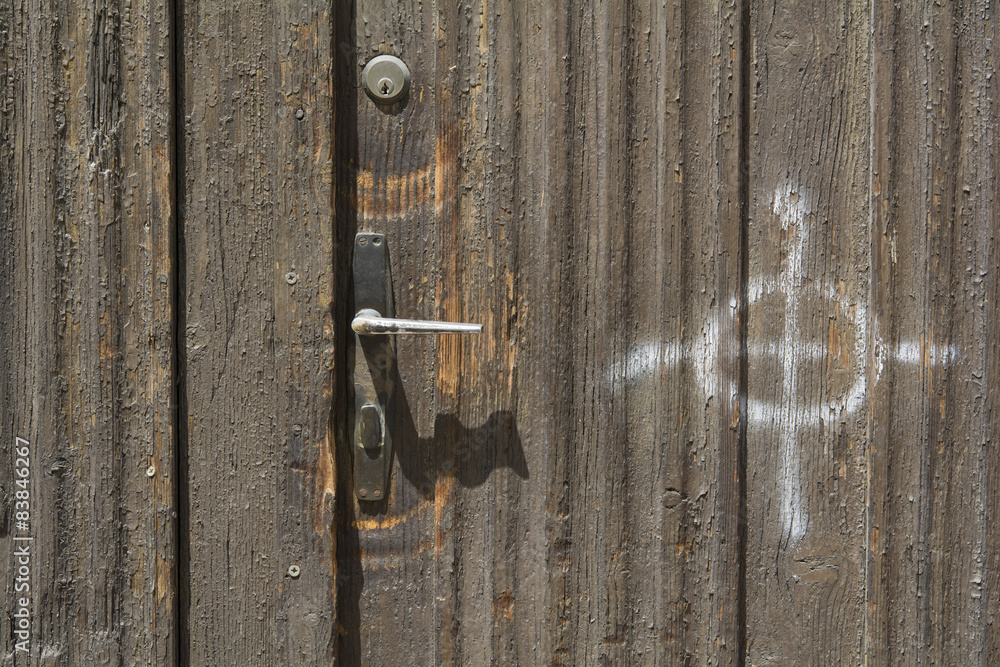 Old door handle Old door handle