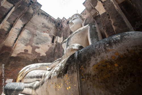 Ancient buddha statue  Sukhothai Historical Park