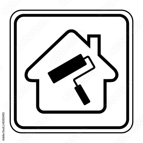 Logo maison et travaux.