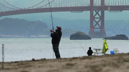 Baker Beach Fisherman photo