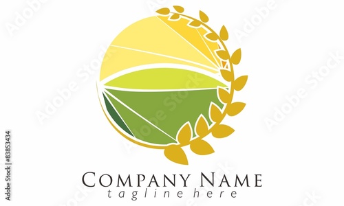 Wheat Village logo Vector