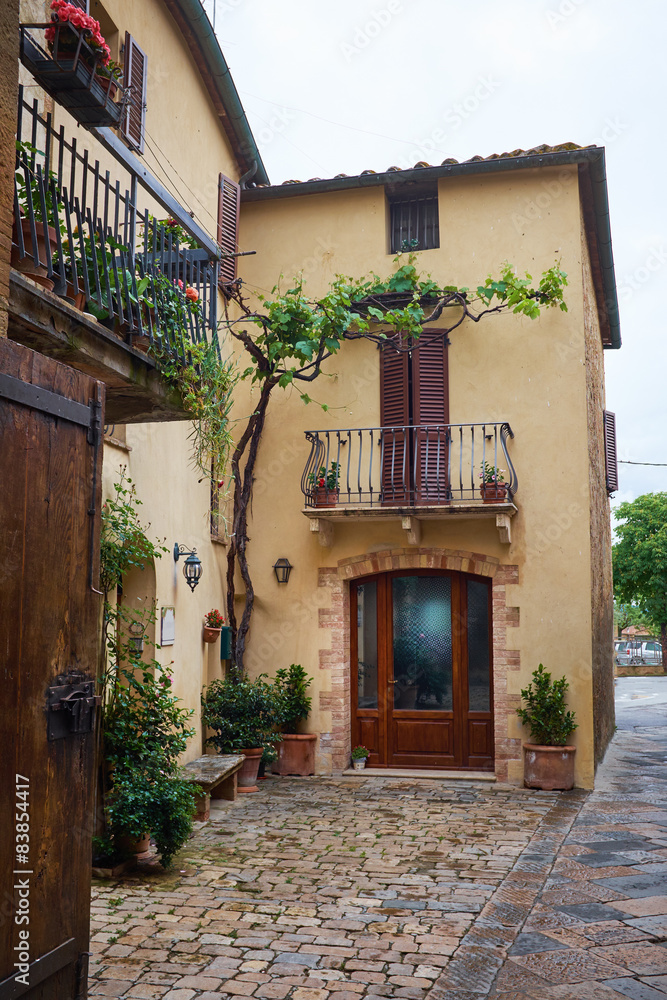 Ancient Alley in Tuscany