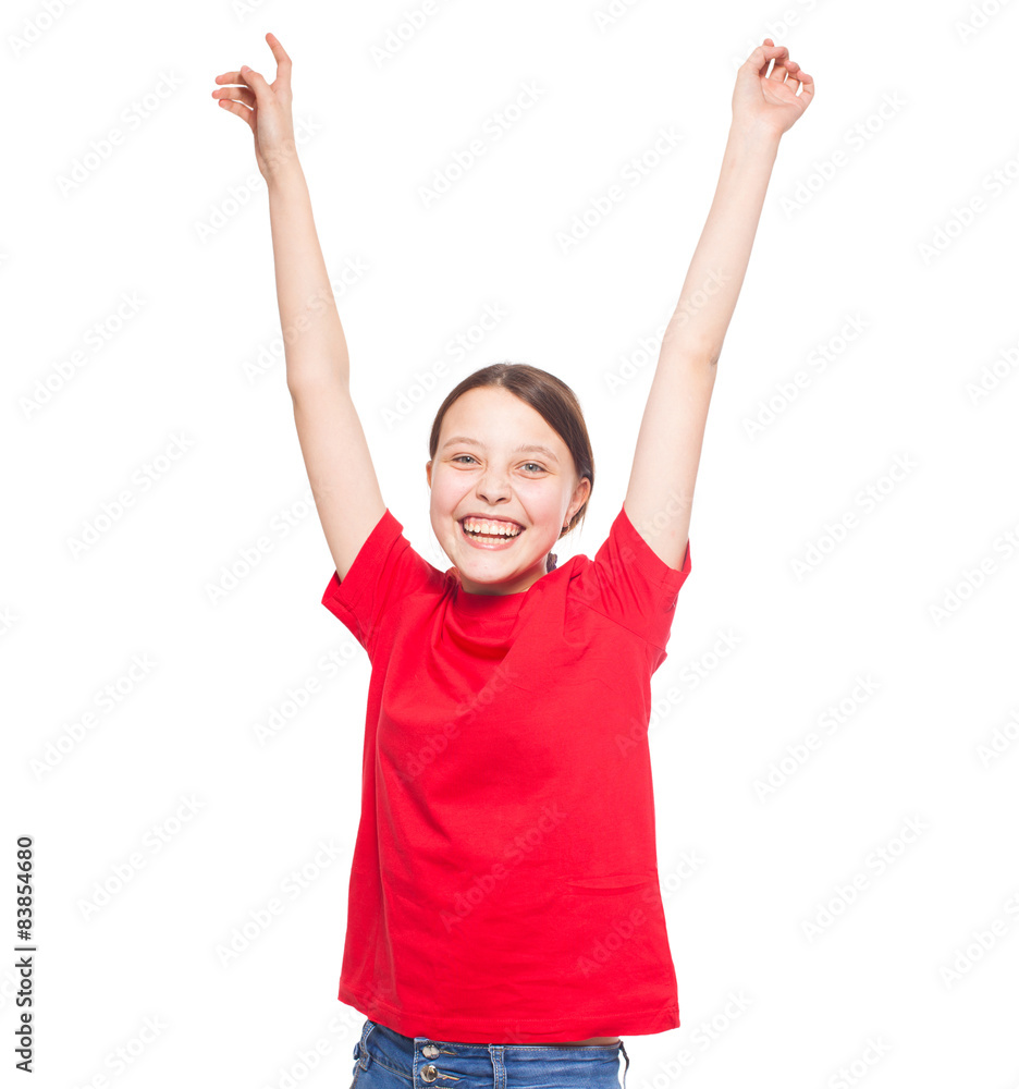 Child isolated on white Child isolated on white