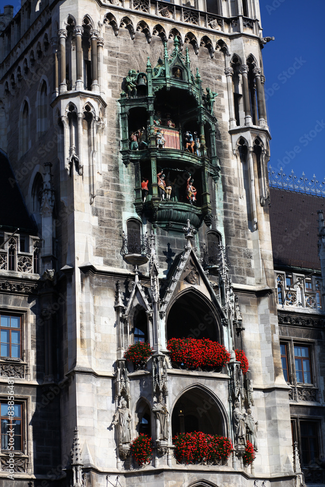 New Town Hall (Neues Rathaus) in Munich, Germany