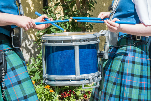 Photo Pipe band drummer