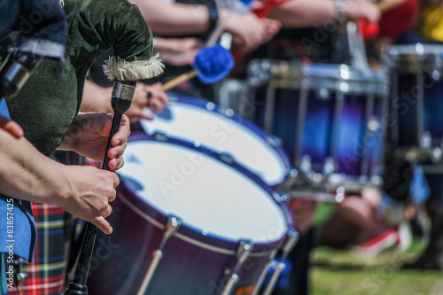 Photo Pipe band drummer