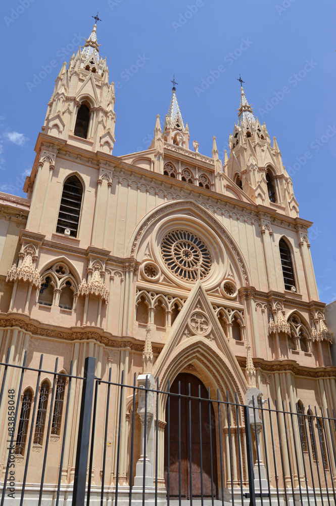 Málaga, Iglesia del Sagrado Corazón, neogótico, Andalucía