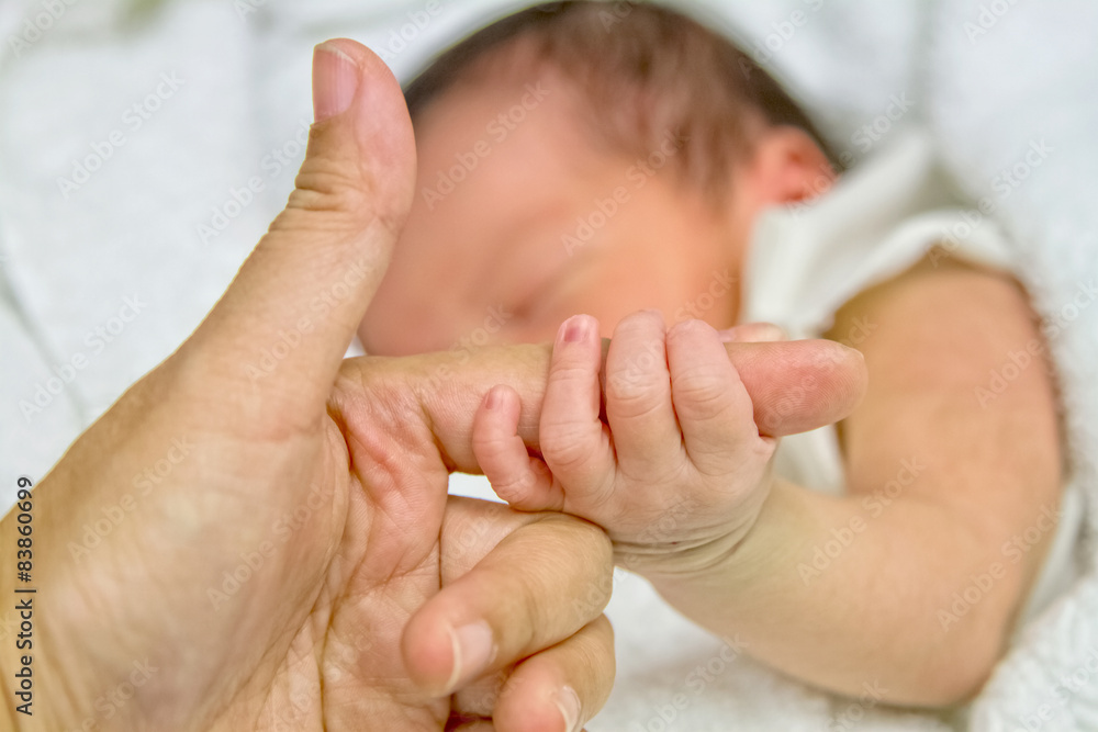 hands of mother and baby ,touch of love hands of mother and baby ,touch of love