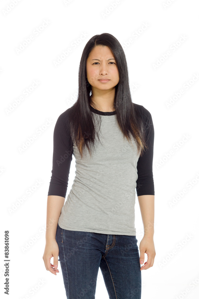 Obraz premium Model sadness upset worried