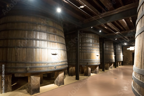 Interior of  old winery