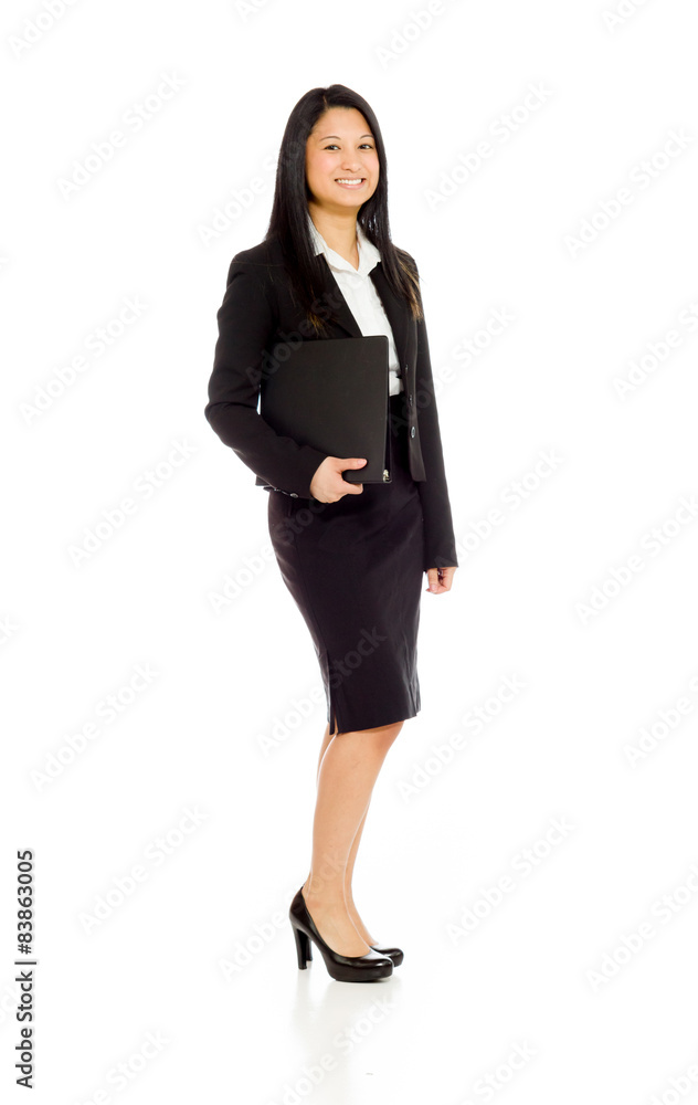 Model successful with arms crossed confident Model successful with arms crossed confident