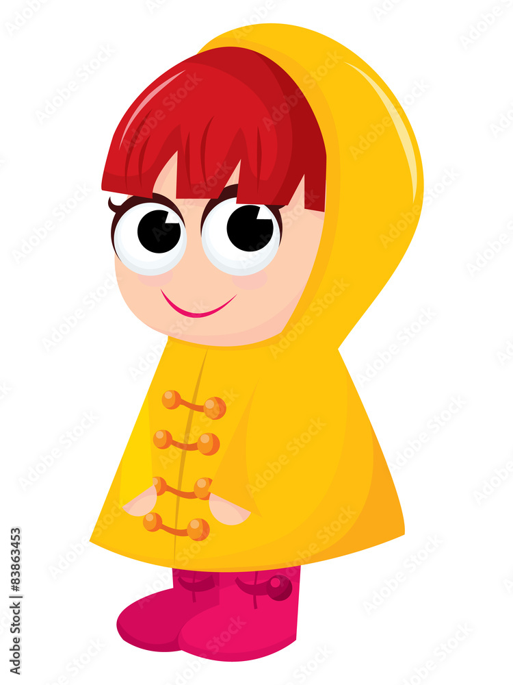 Girl In Raincoat