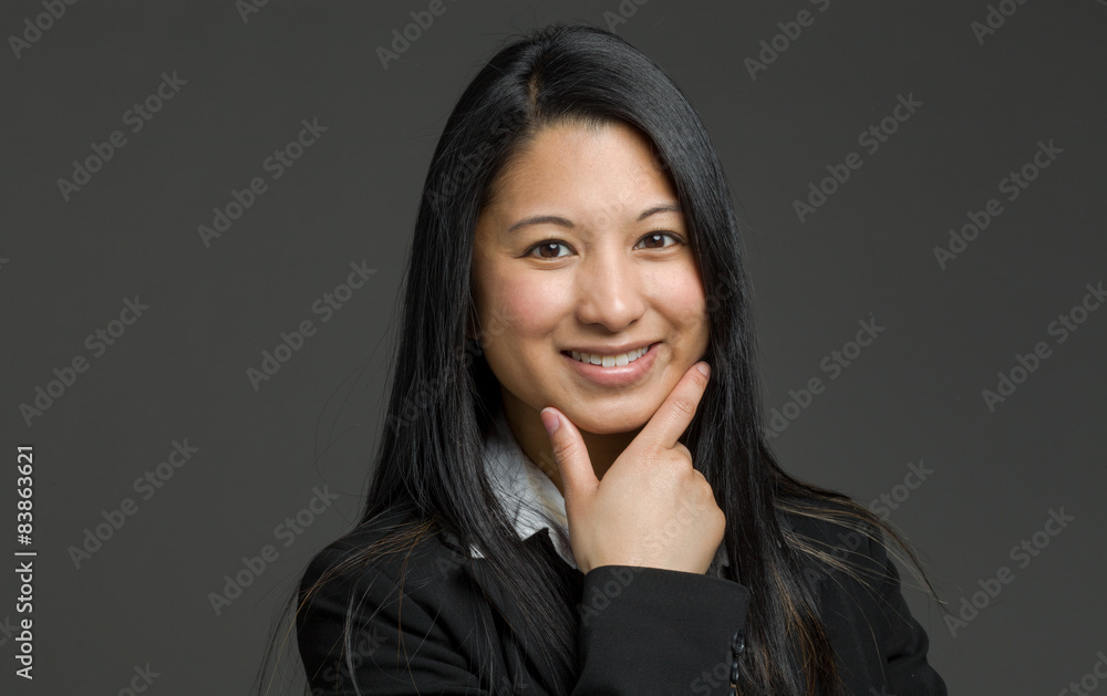 Fototapeta premium Model isolated confident