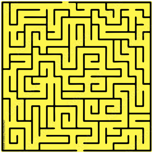 Black square maze (20x20)