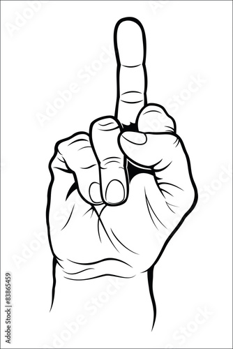Middle finger