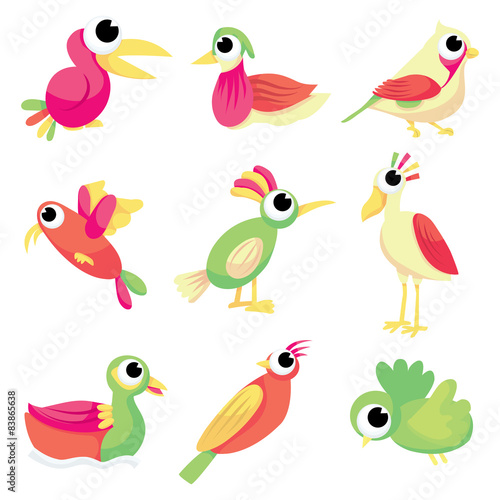 Cartoon Bird Collection
