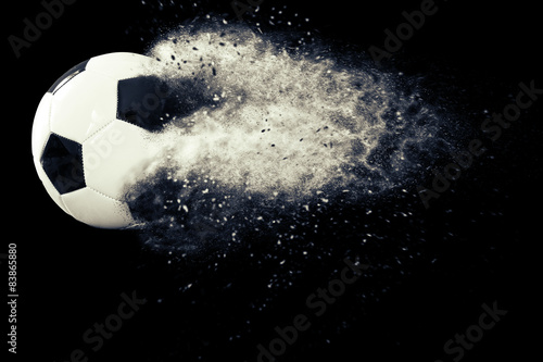 Dust soccer ball 