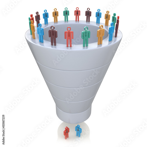 Stages of consumer interest. Sales Funnel