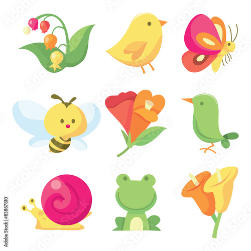 Cute Spring Icons © totallyjamie