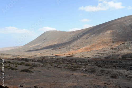 Paysage protégé de Vallebrón à Fuerteventura