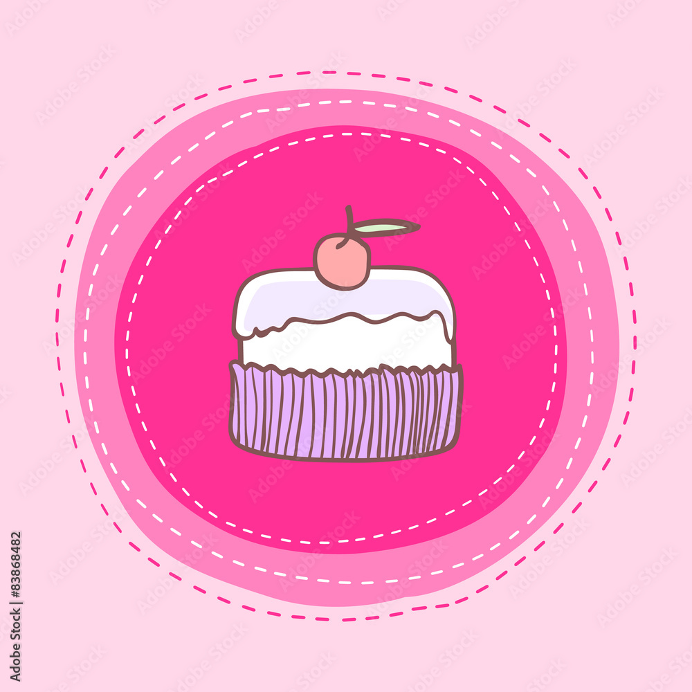 CupCake icon great for any use. Vector EPS10. CupCake icon great for any use. Vector EPS10.