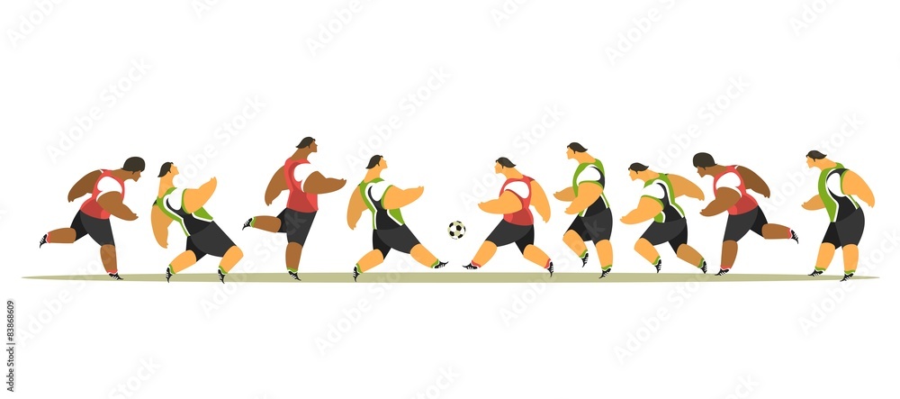 Fototapeta premium football match