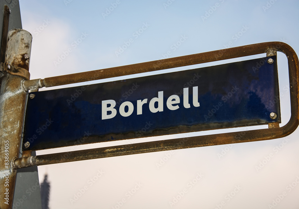 Strassenschild 47 - Bordell