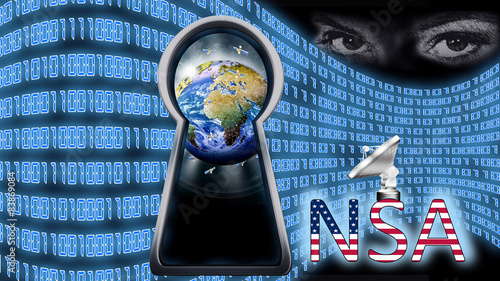 NSA Spionage, Abhörskandal,  Daten sammeln photo