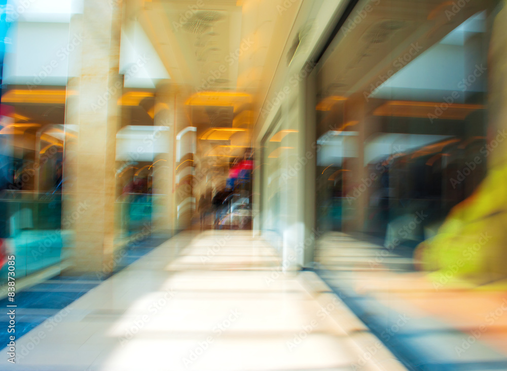 Abstract background of shopping mall Abstract background of shopping mall